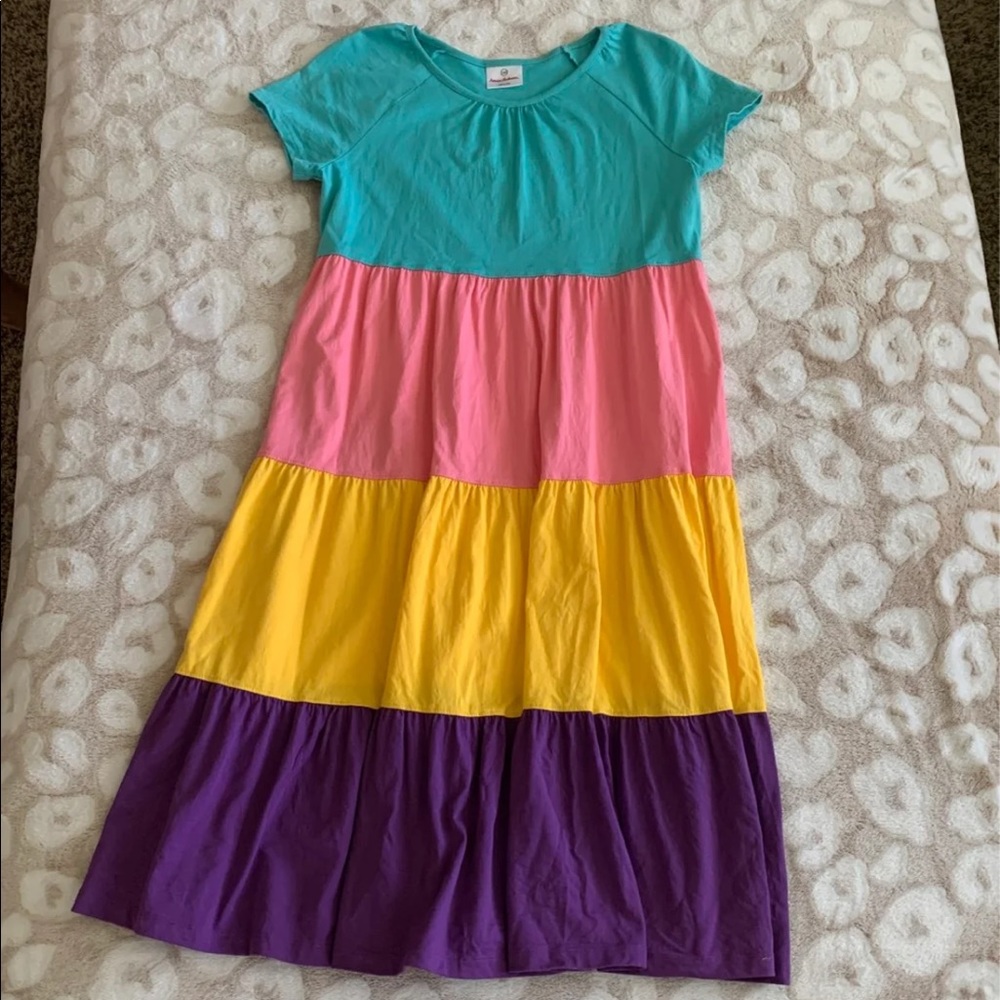 Hanna Anderson girls’ tiered dress